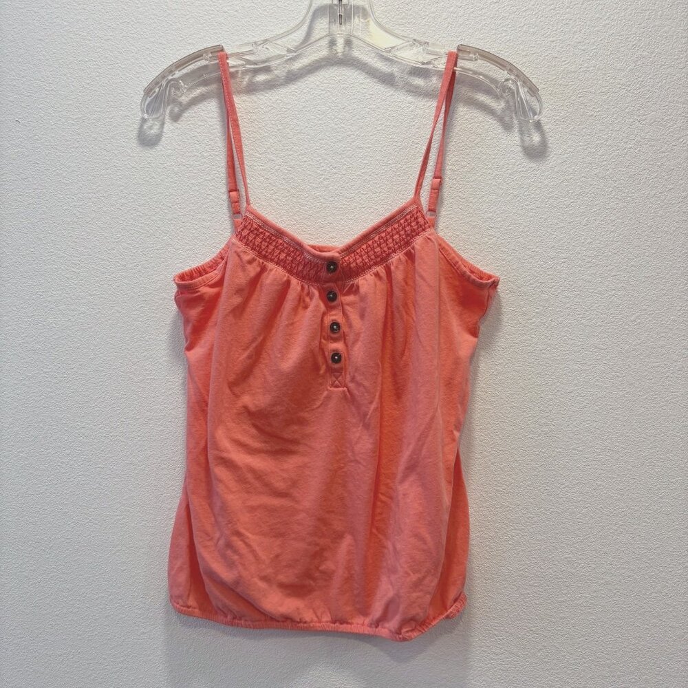 Vintage Old Navy Women's Small Coral Sleeveless Camisole Top Adj Strap Retro Y2k